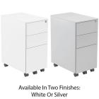 Talos Under Desk 3 Drawer Slimline Mobile Pedestal - view 5