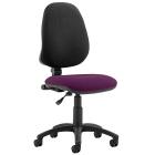 Eclipse 1 Lever Task Operator Chair - Bespoke Colour Seat - view 1