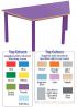 Trapezoidal Premium Nursery Table - view 1