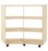 3 Shelf Curved Storage Unit - view 1