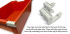P6 Pair of Translucent Plastic Runners for Wooden Furniture (Stop Safe) - view 3