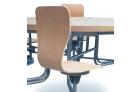 Primo Mobile Folding Table & Seating (Moderno Oak) - view 6
