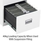 Talos 3 Drawer Filing Cabinet - view 3