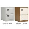 Bisley 2 Drawer Steel Filing Cabinet - view 3