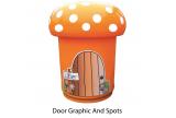 90 Litre Mushroom Litter Bin - view 4