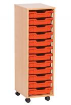 Sturdy Storage Single Column Unit - 12 Shallow Trays - view 2