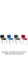 ISO Chrome Frame Chair With Fabric Seating - view 3