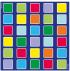 Rainbow Squares Large Placement Carpet - 3m x 3m - view 3