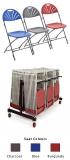 Titan 70 Fan Back Folding Chairs and Trolley Bundle - view 1