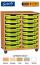 Gratnells 16 Shallow Tray Double Column Unit - view 1