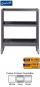 Gratnells Science Range - Bench Height Empty Double Column Trolley With Shelves - 860mm - view 1