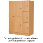 Primary Height Two Door Locker - 1370mm - view 3