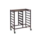 Gratnells Low Height Empty Double Column Trolley - 860mm With Welded runners (holds 12 shallow trays or equivalent) - view 1