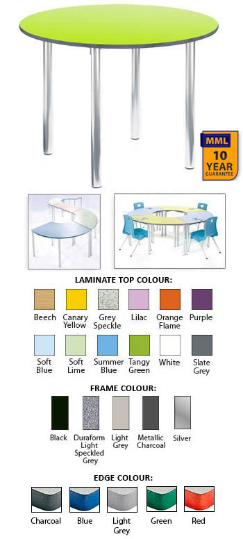 Circular Contemporary Meeting Room Table 