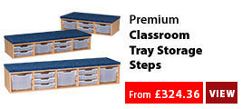 Premium Classroom Tray Storage Steps