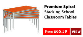 Premium Spiral Stacking School Classroom Tables