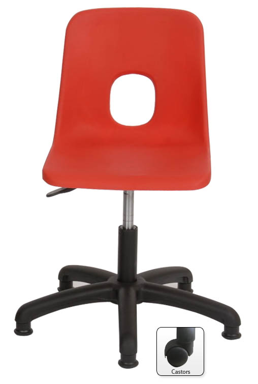 Hille Series-E Secondary Height-Adjustable Swivel Chair