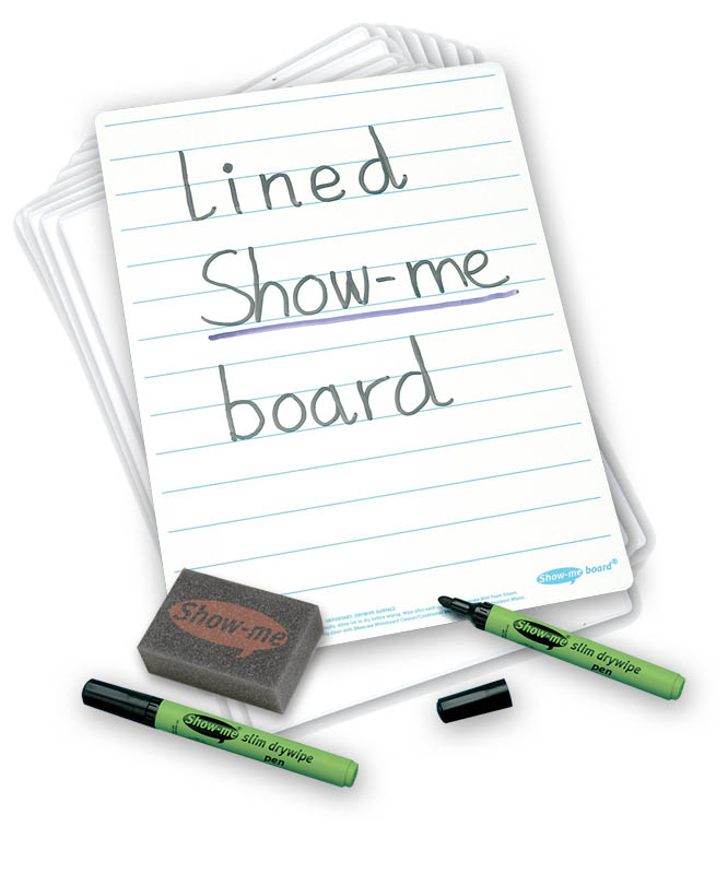 Show-Me Boards With Lines