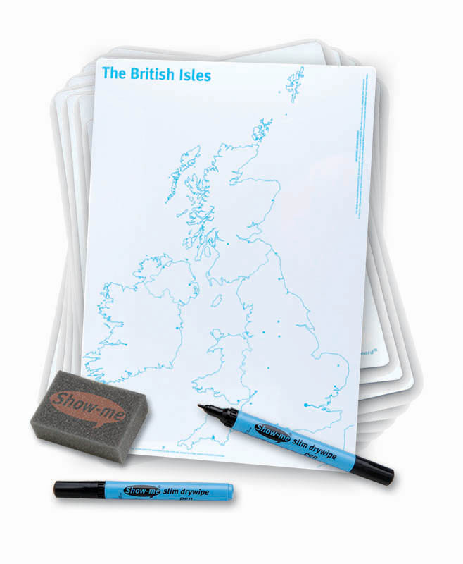 Show-Me British Isles Map Boards