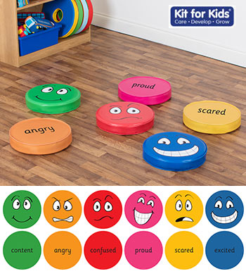 English Emotion Cushions (Pack 2)