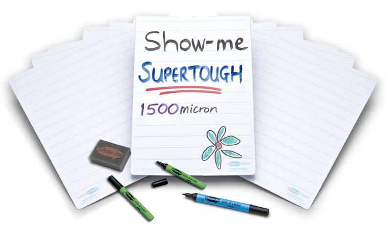 Show-Me SUPERTOUGH Lined Drywipe Boards