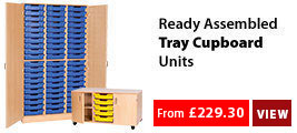 Ready Assembled Tray Cupboard Units